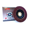 Disco de lija amoladora marca JUMLEE, compuesta por mil hojas de paño abrasivo 125mm grano 120