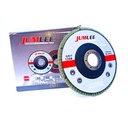Disco de lija amoladora marca JUMLEE, compuesta por mil hojas de paño abrasivo 125mm grano 120